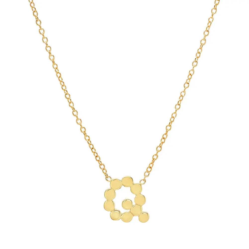 DSJ's Signature Meaningful Gold Initial Necklace