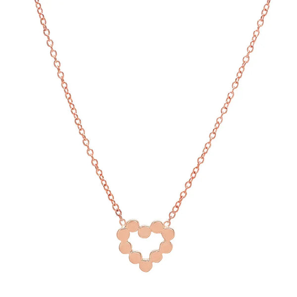 DSJ's Signature Meaningful Gold Heart Necklace - Dana Seng Jewelry Collection