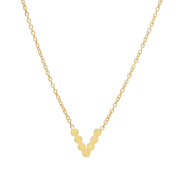 DSJ's Signature Meaningful Gold Initial Necklace - Dana Seng Jewelry Collection