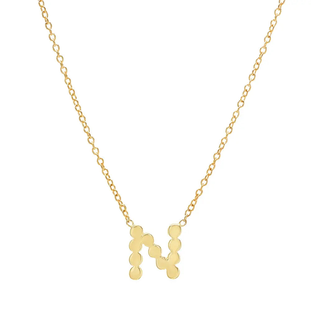 DSJ's Signature Meaningful Gold Initial Necklace