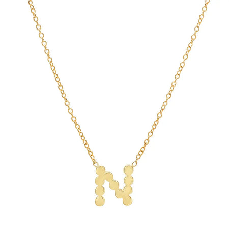 "7 Precious Initials" DSJ's Signature Meaningful Multi Gold Initial Necklace