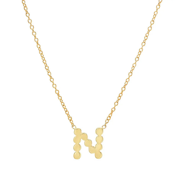 DSJ's Signature Meaningful Gold Initial Necklace - Dana Seng Jewelry Collection