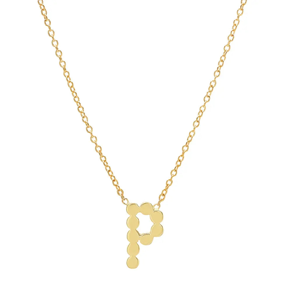 DSJ's Signature Meaningful Gold Initial Necklace