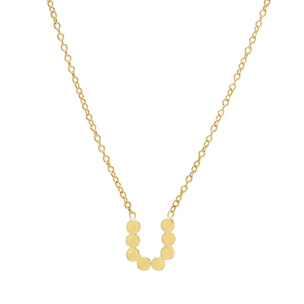 DSJ's Signature Meaningful Gold Initial Necklace