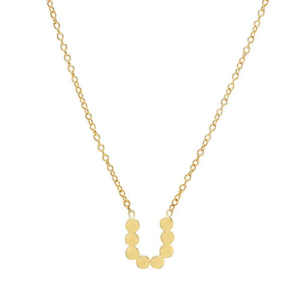 DSJ's Signature Meaningful Gold Initial Necklace - Dana Seng Jewelry Collection
