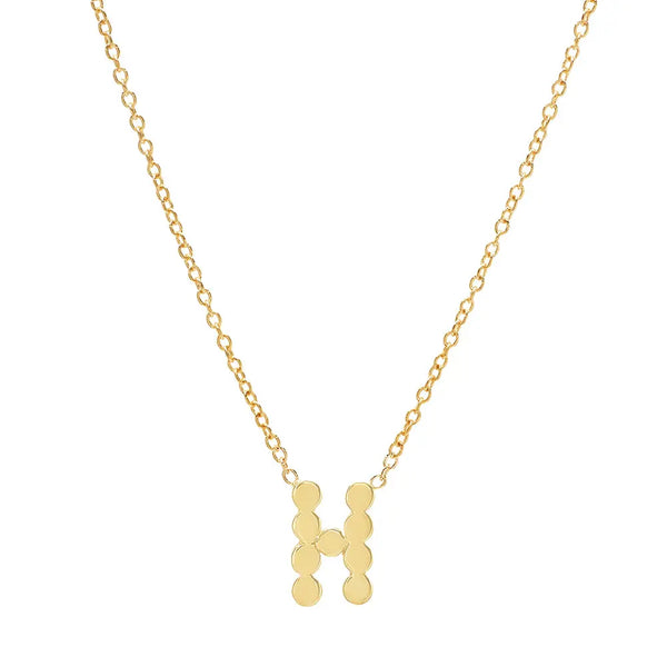 DSJ's Signature Meaningful Gold Initial Necklace - Dana Seng Jewelry Collection