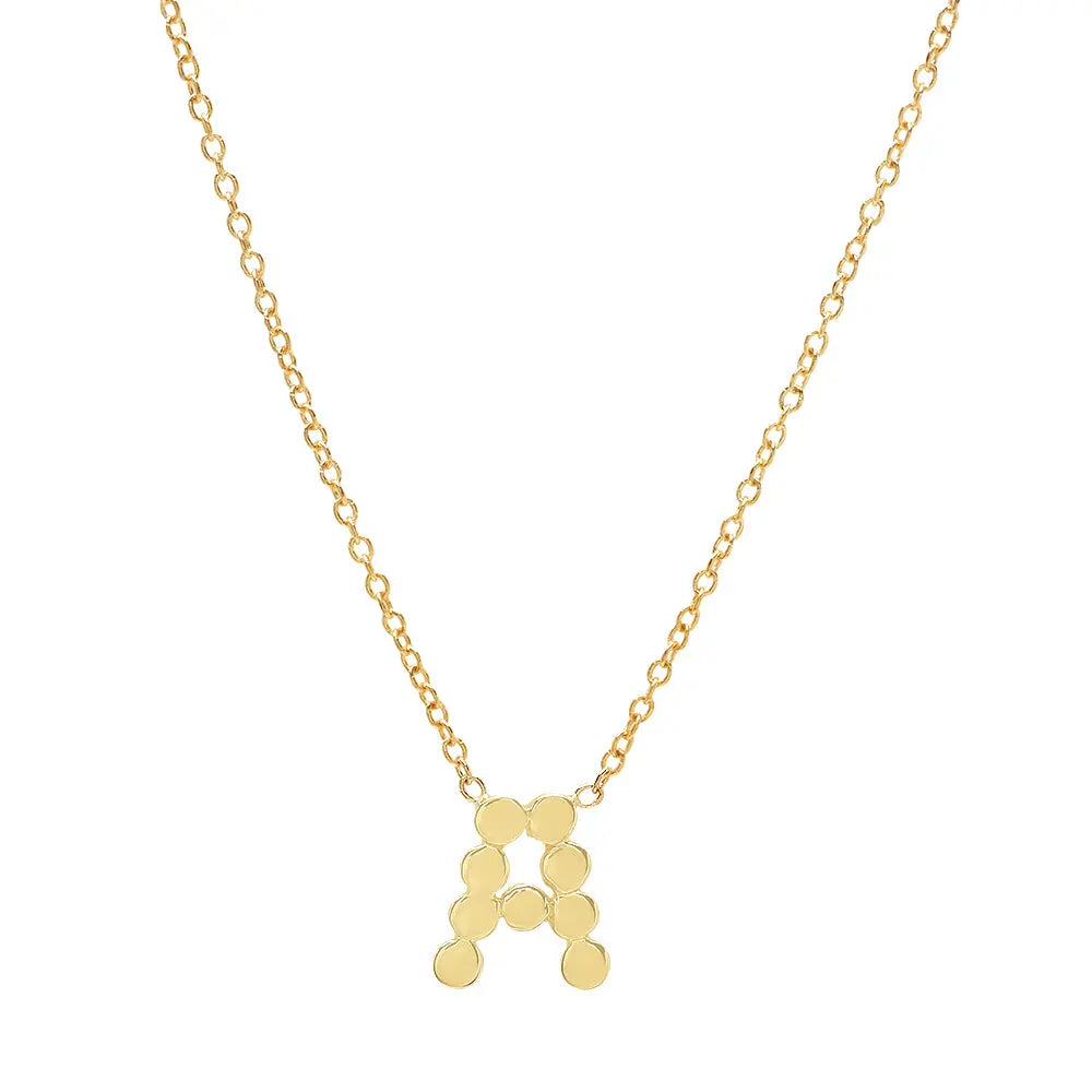 DSJ's Signature Meaningful Gold Initial Necklace