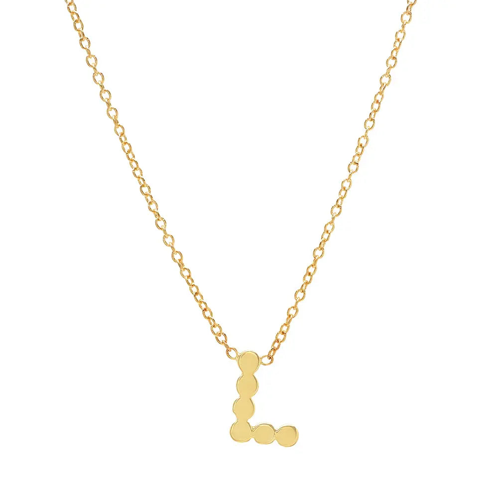 DSJ's Signature Meaningful Gold Initial Necklace