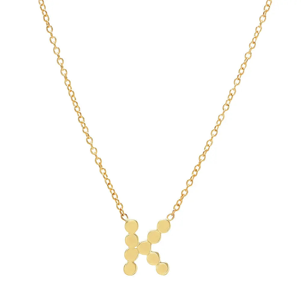 DSJ's Signature Meaningful Gold Initial Necklace