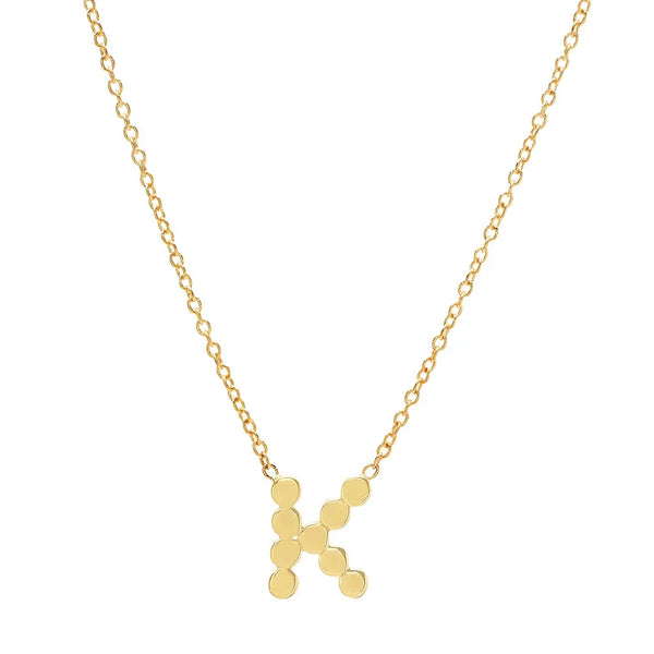 DSJ's Signature Meaningful Gold Initial Necklace - Dana Seng Jewelry Collection