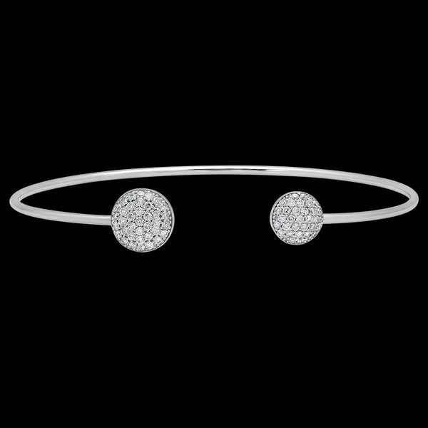 Classic Circles Diamond Cuff - Dana Seng Jewelry Collection