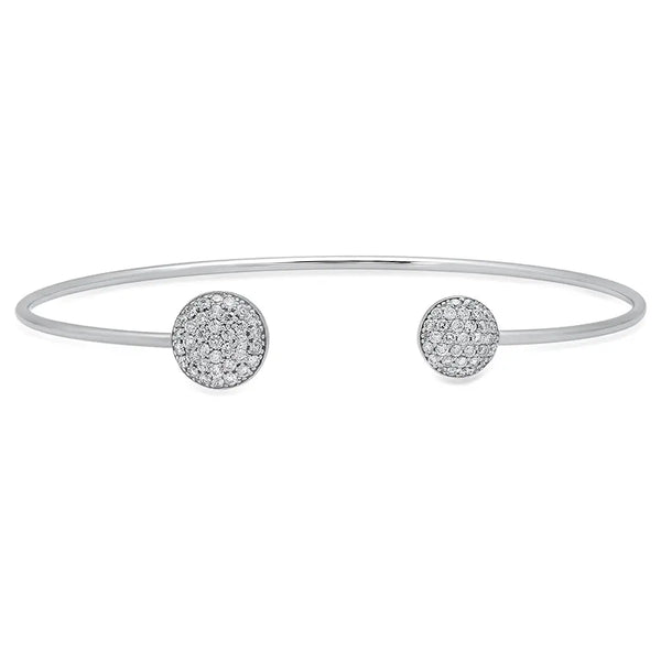 Classic Circles Diamond Cuff - Dana Seng Jewelry Collection