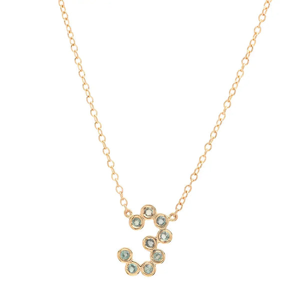 DSJ's Signature Meaningful Number & Birthstone Necklace - Dana Seng Jewelry Collection