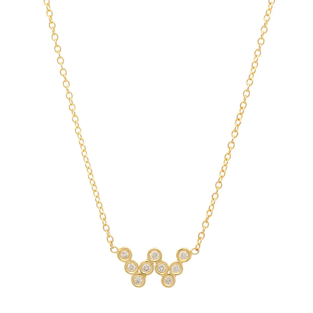 DSJ's Signature Meaningful Birthstone & Initial Necklace