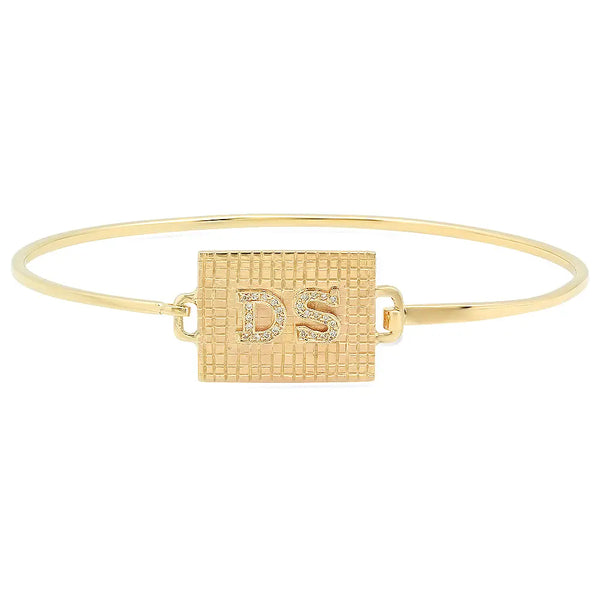 Initial You & Your Loved Ones Cuff Bracelet