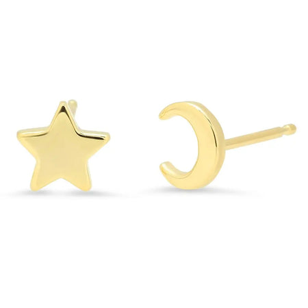Baby Star Diamond Stud Earrings