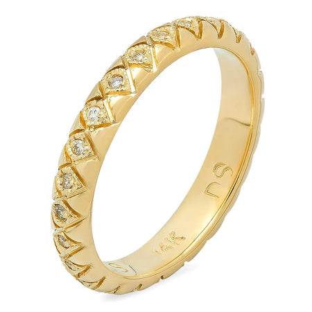 Cozy Square Gold Ring