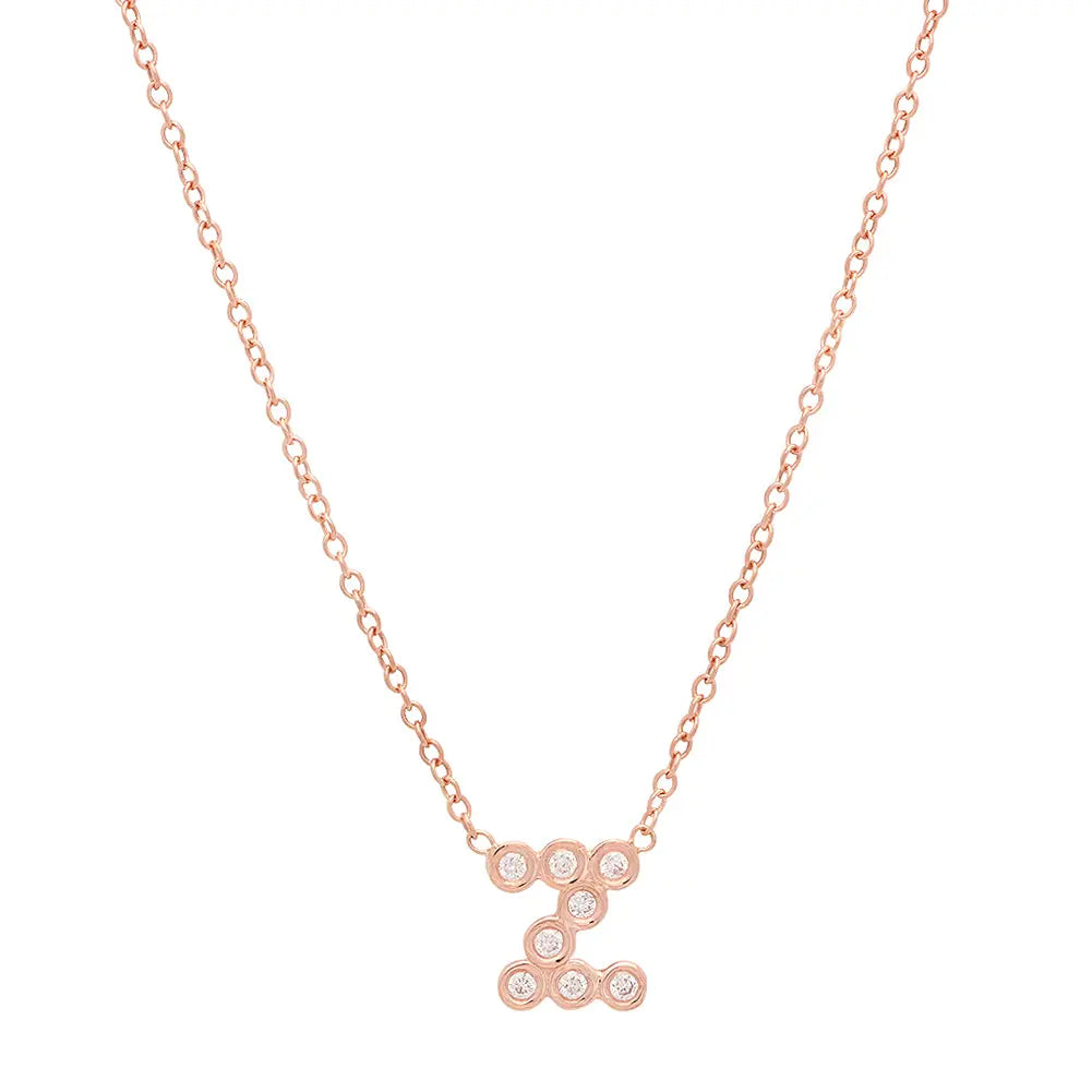 DSJ's Signature Meaningful Birthstone & Initial Necklace