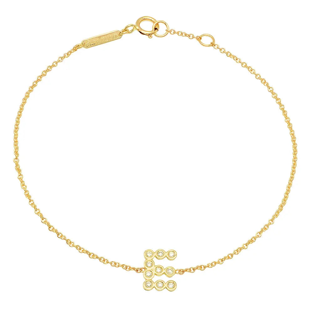 DSJ's Signature Meaningful Birthstone & Initial Bracelet