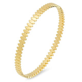 Golden Almond Eternity Bangle Bracelet