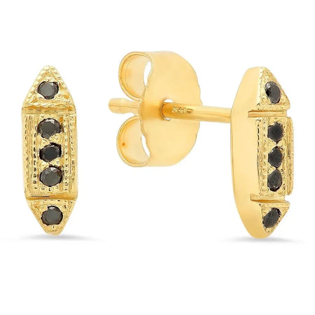DSJ's Signature Tiny Open Heartbeats Birthstone Stud Earring