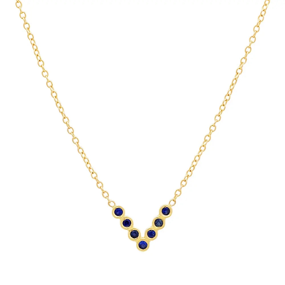 DSJ's Signature Meaningful Birthstone & Initial Necklace