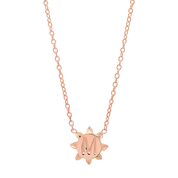 Sunshine Initial Necklace - Dana Seng Jewelry Collection