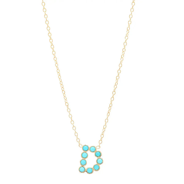 DSJ's Signature Meaningful Birthstone & Initial Necklace - Dana Seng Jewelry Collection