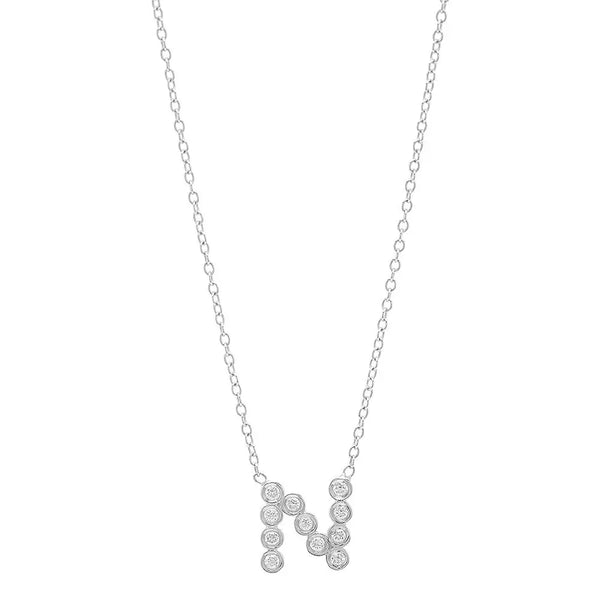DSJ's Signature Meaningful Birthstone & Initial Necklace - Dana Seng Jewelry Collection