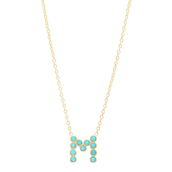 DSJ's Signature Meaningful Birthstone & Initial Necklace - Dana Seng Jewelry Collection