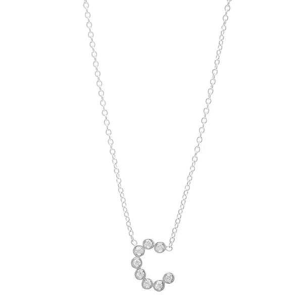 DSJ's Signature Meaningful Birthstone & Initial Necklace - Dana Seng Jewelry Collection