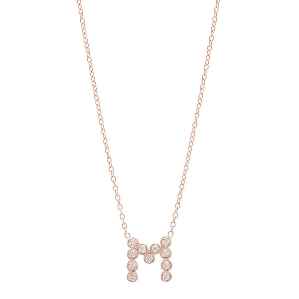 DSJ's Signature Meaningful Birthstone & Initial Necklace - Dana Seng Jewelry Collection
