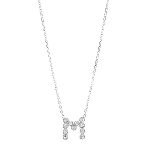 DSJ's Signature Meaningful Birthstone & Initial Necklace - Dana Seng Jewelry Collection