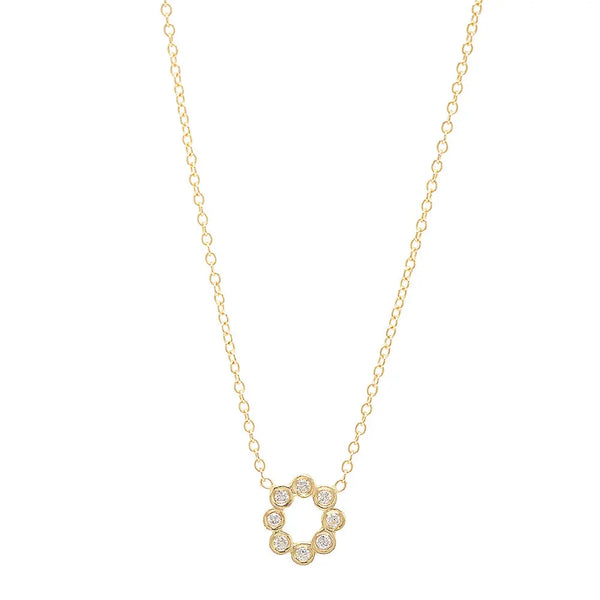 DSJ's Signature Meaningful Birthstone & Initial Necklace - Dana Seng Jewelry Collection