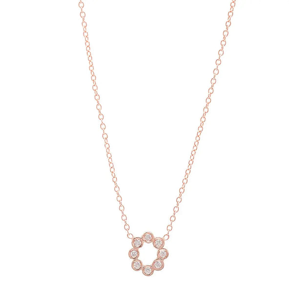DSJ's Signature Meaningful Birthstone & Initial Necklace - Dana Seng Jewelry Collection
