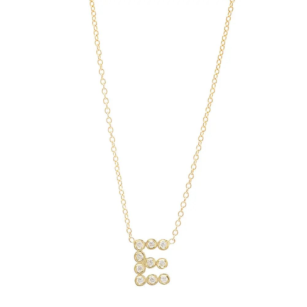 DSJ's Signature Meaningful Birthstone & Initial Necklace