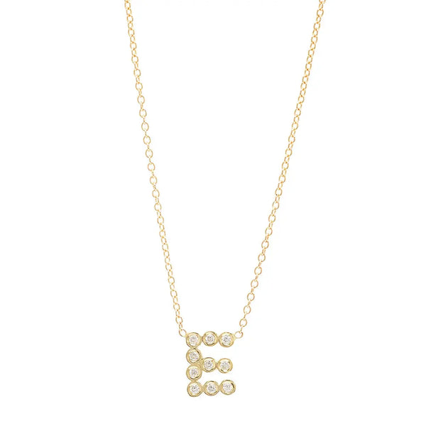 DSJ's Signature Meaningful Birthstone & Initial Necklace - Dana Seng Jewelry Collection