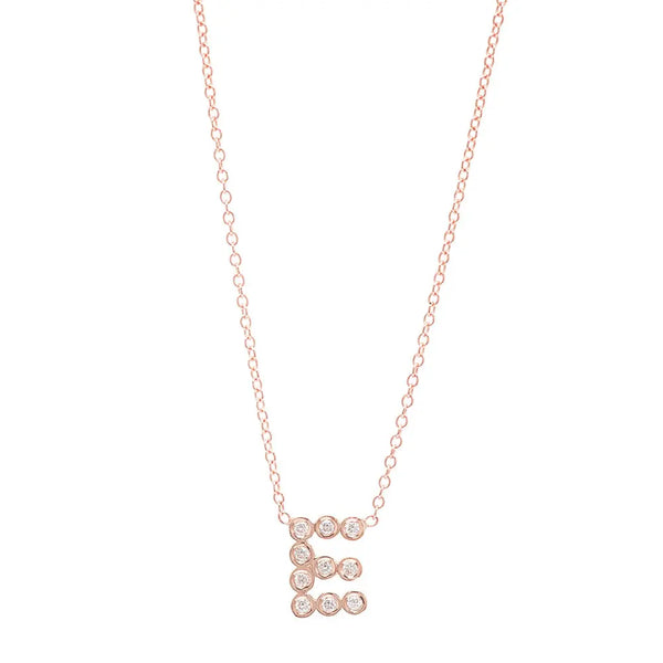 DSJ's Signature Meaningful Birthstone & Initial Necklace - Dana Seng Jewelry Collection