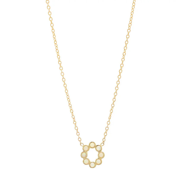 DSJ's Signature Meaningful Birthstone & Initial Necklace - Dana Seng Jewelry Collection