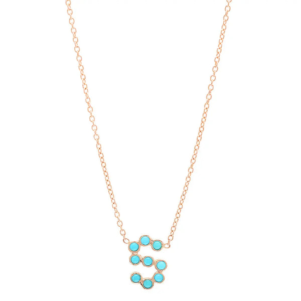 DSJ's Signature Meaningful Birthstone & Initial Necklace - Dana Seng Jewelry Collection