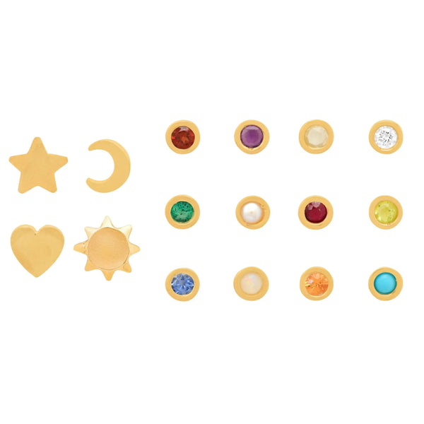 "Add-On" Precious New Birthstone To Your Existing Birthstone Curb Chain Necklace - Dana Seng Jewelry Collection