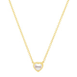 Precious Heart-Shaped June Birthstone Necklace - Dana Seng Jewelry Collection