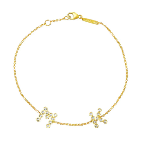 (2 Initials) DSJ's Signature Meaningful Multi Birthstone & Initial Bracelet - Dana Seng Jewelry Collection