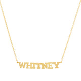 Precious Solid 14k Gold Name Necklace