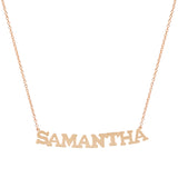 Precious Solid 14k Gold Name Necklace
