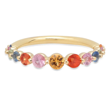Dainty Square Twisted Gold Ring