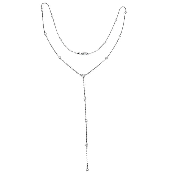 Lariat Diamond Necklace