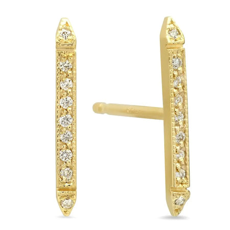 Simple Gold Stud Earrings