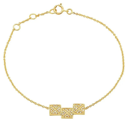 Custom-made Gold Chain Bracelet