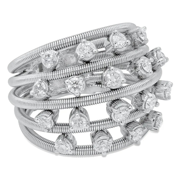 Sphere Shaped Diamond Ring - Dana Seng Jewelry Collection